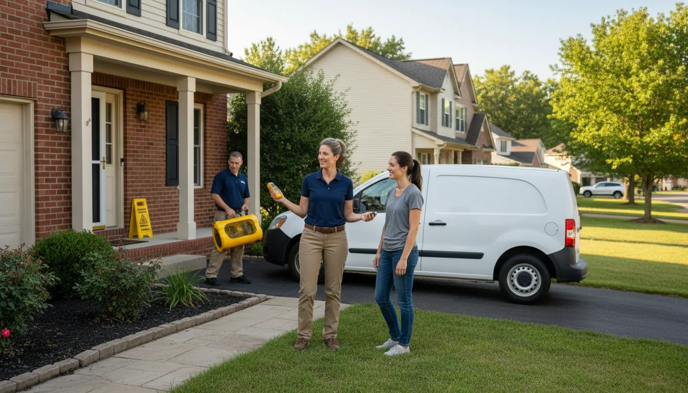 Residential water damage restoration in Ward, CO